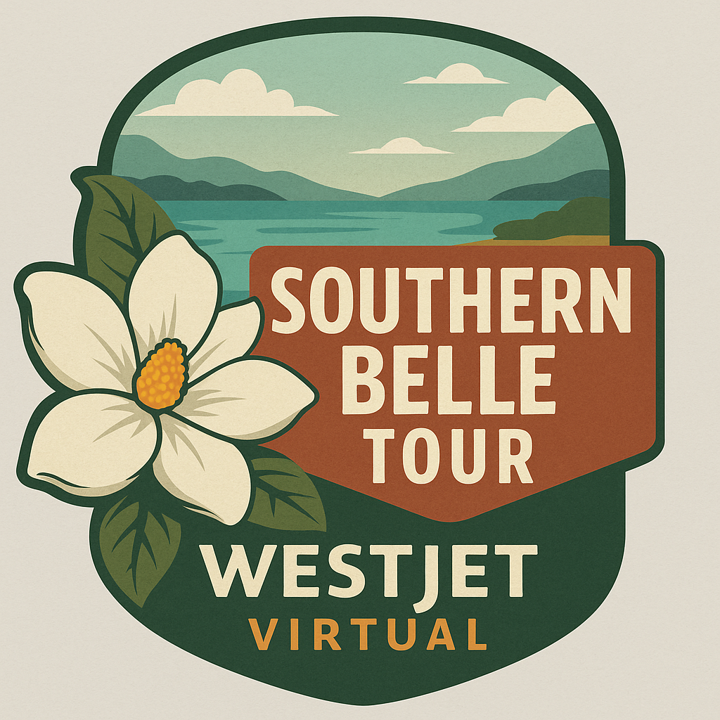 Awarded to pilots who complete the Southern Belle Tour!